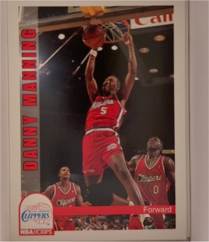 1992-93 Hoops #101 Danny Manning — front