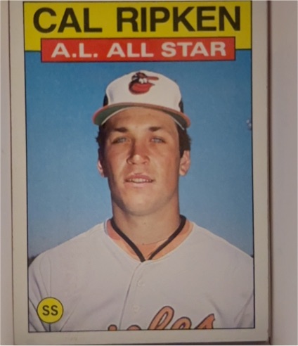 1986 Topps #715 Cal Ripken Jr. — front
