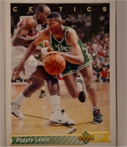 1992-93 Upper Deck #120 Reggie Lewis Boston Celtics — front