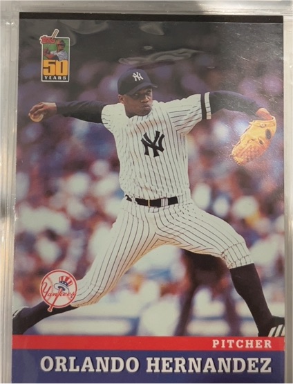2001 Topps Collector's Series #8 Orlando Hernandez — front