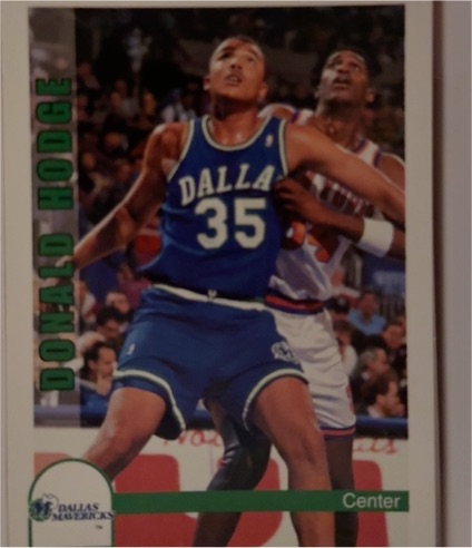 1992-93 Hoops #370 Donald Hodge — front