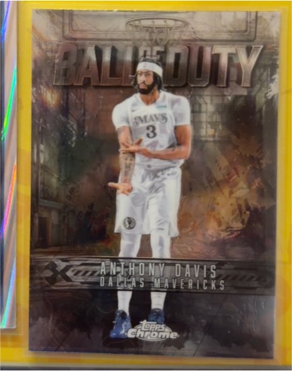 2025-26 Topps Chrome #BD-2 Anthony Davis Ball of Duty — front