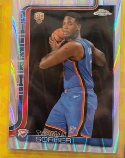 2025-26 Topps Chrome #265 Thomas Sorber — front