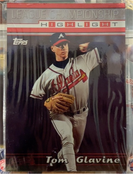 2000 Topps #226 Tom Glavine Atlanta Braves League Championship Highlight — front