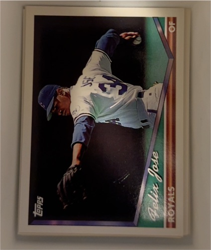 1994 Topps #672 Felix Jose — front