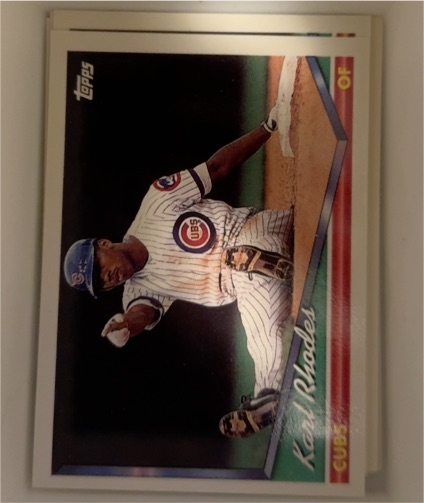 1994 Topps #601 Kerry Rhoden — front