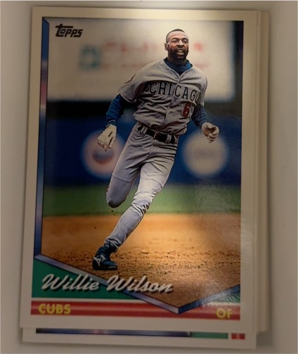 1994 Topps #698 Willie Wilson — front