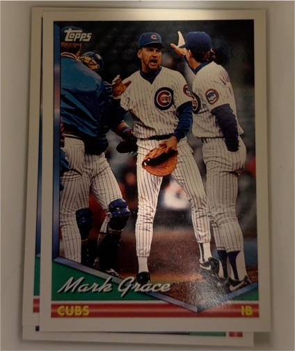 1994 Topps #360 Mark Grace — front
