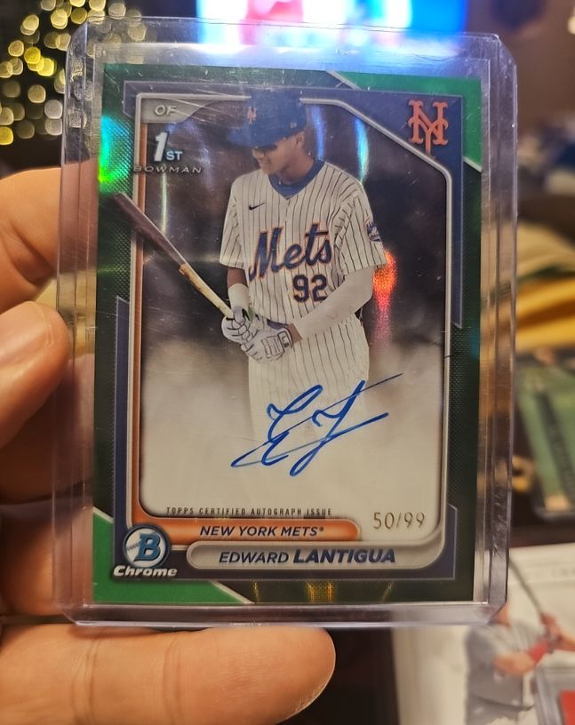 2024 Bowman Chrome #50 Edward Lantigua — front