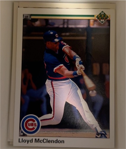 1990 Upper Deck #398 Lloyd McClendon — front