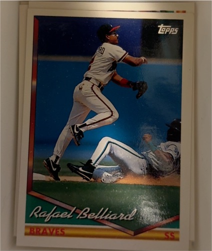 1994 Topps #261 Rafael Belliard Atlanta Braves — front