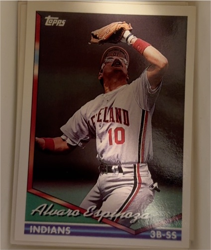 1994 Topps #726 Alvaro Espinoza Cleveland Indians — front