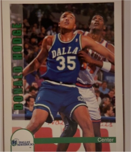 1992-93 Hoops #370 Donald Hodge — front