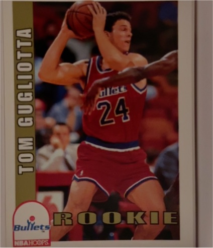 1992-93 Hoops #476 Tom Gugliotta — front
