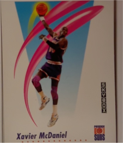 1991-92 SkyBox #229 Xavier McDaniel — front