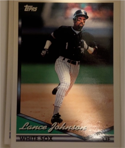 1994 Topps #452 Lance Johnson Chicago White Sox — front