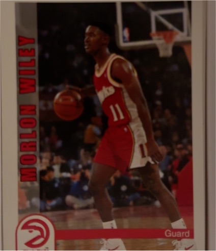 1992-93 Hoops #354 Morlon Wiley — front