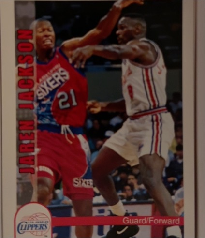1992-93 Hoops #401 Jaren Jackson — front
