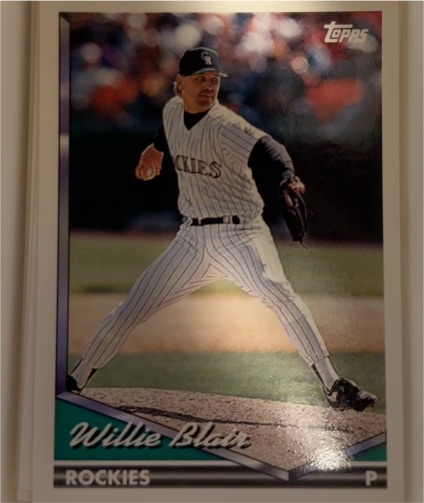 1994 Topps #439 Willie Blair — front