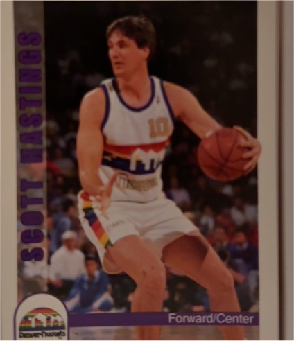 1992-93 Hoops #376 Scott Hastings — front