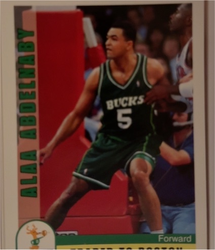 1992-93 Hoops #415 Alaa Abdelnaby — front