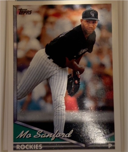 1994 Topps #343 Mo Sanford — front