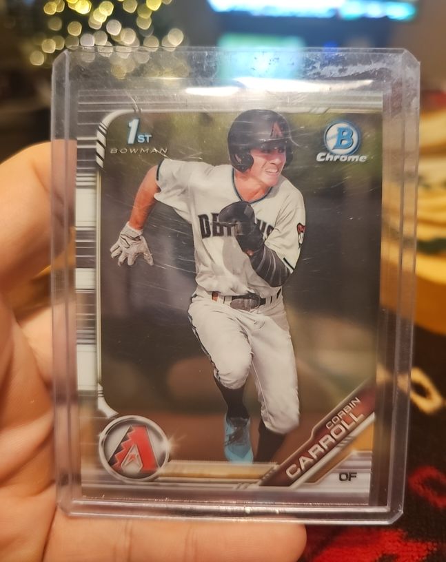 2019 Bowman Chrome Draft #BDC125 Corbin Carroll — front