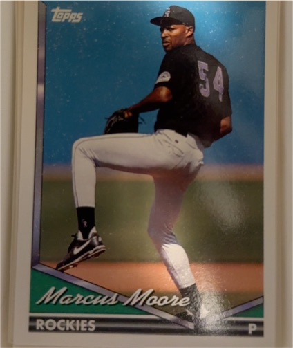1994 Topps #186 Marcus Moore — front
