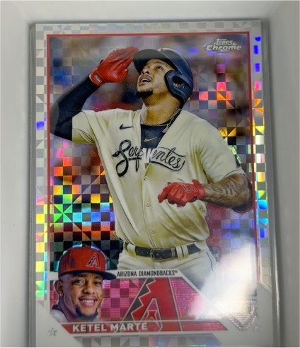 2023 Topps Chrome #130 Ketel Marte — front