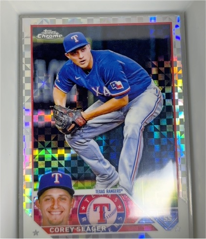 2023 Topps Chrome #45 Corey Seager — front