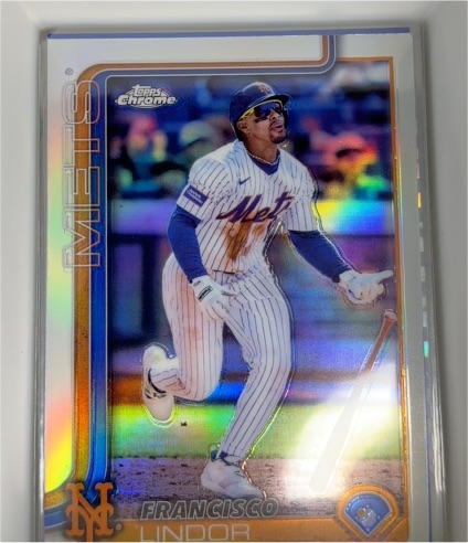2025 Topps Chrome #170 Francisco Lindor — front