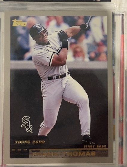 2000 Topps #55 Frank Thomas — front