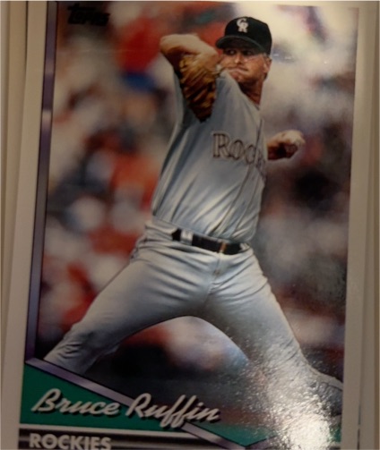 1994 Topps #407 Bruce Ruffin — front