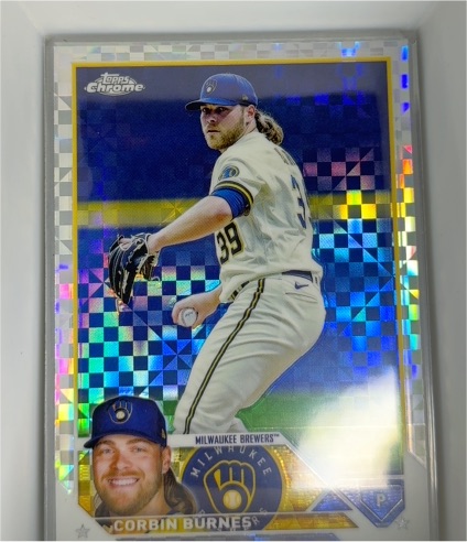 2023 Topps Chrome #214 Corbin Burnes — front