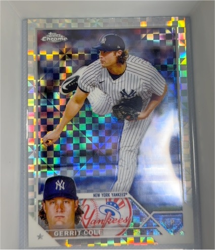 2023 Topps Chrome #213 Gerrit Cole — front