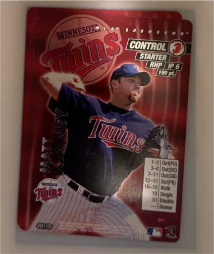 2001 MLB Showdown #010 Matt Kinney — front