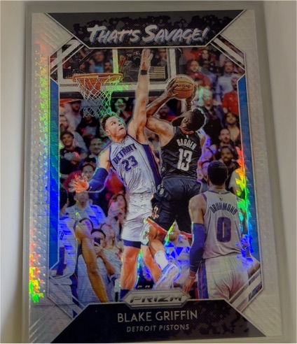 2018-19 Panini Prizm #4 Blake Griffin That's Savage! — front