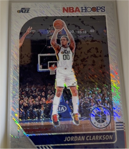 2019-20 Panini NBA Hoops Premium Stock #33 Jordan Clarkson — front
