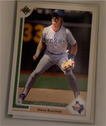 1991 Upper Deck #650 Steve Buechele — front