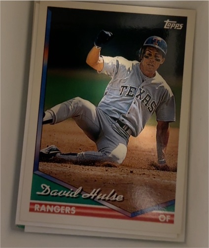 1994 Topps #498 David Hulse — front