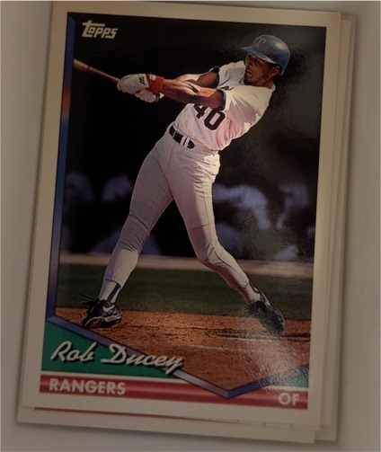 1994 Topps #618 Rob Ducey — front