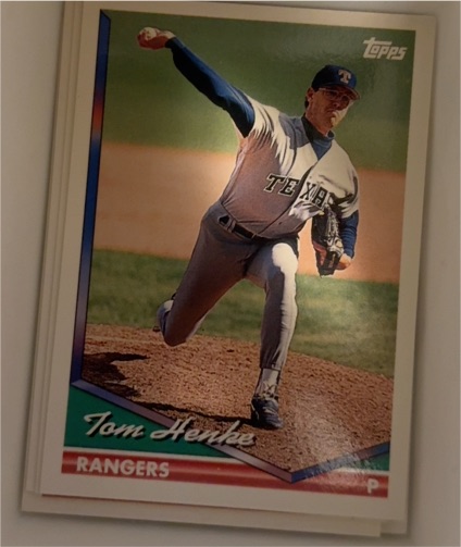1994 Topps #644 Tom Henke — front