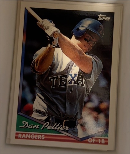 1994 Topps #441 Dan Peltier Texas Rangers — front
