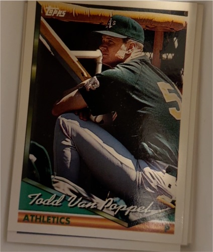 1994 Topps #559 Todd Van Poppel — front