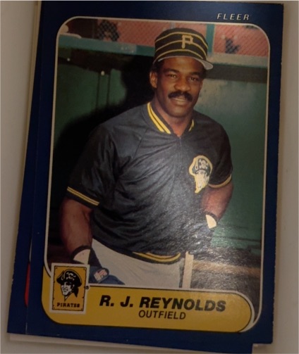 1986 Fleer #619 R. J. Reynolds — front