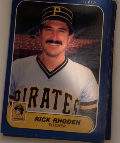 1986 Fleer #620 Rick Rhoden — front