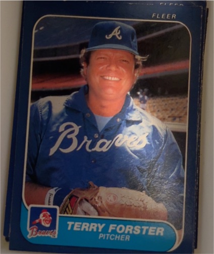 1986 Fleer #514 Terry Forster — front