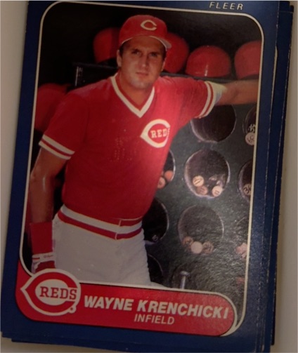 1986 Fleer #180 Wayne Krenchicki — front