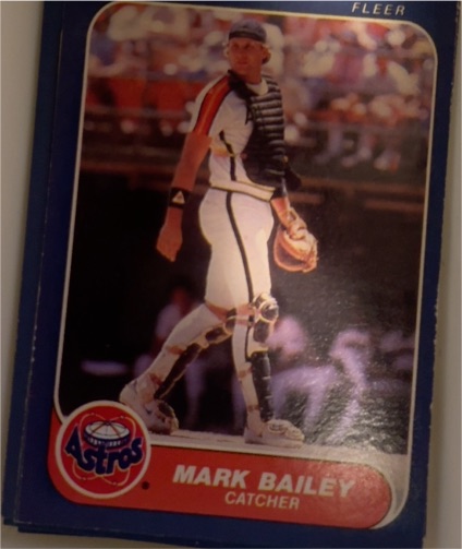 1986 Fleer #293 Mark Bailey — front