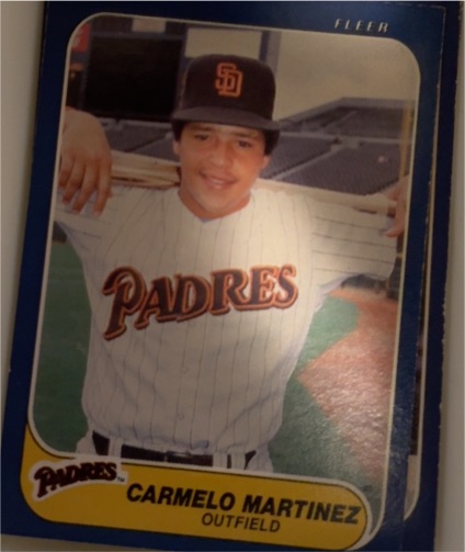 1986 Fleer #329 Carmelo Martinez — front